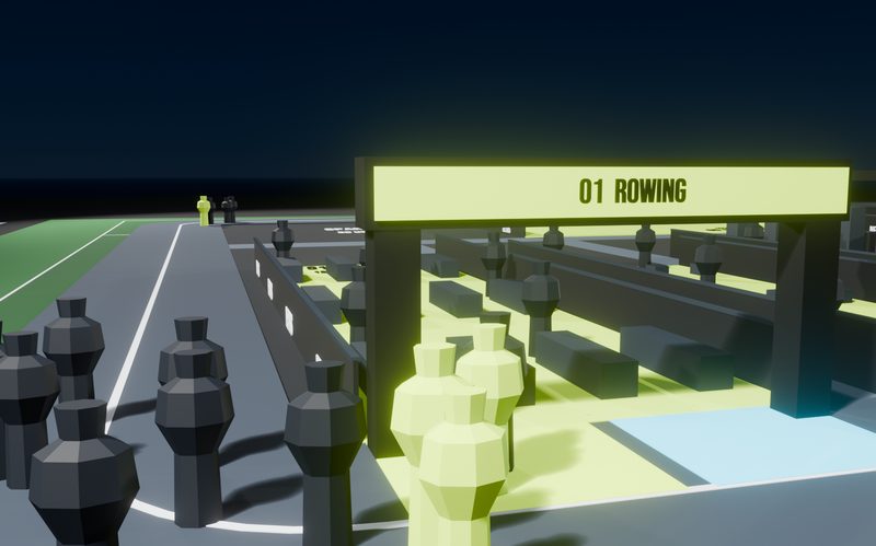 Station 1, Rowing